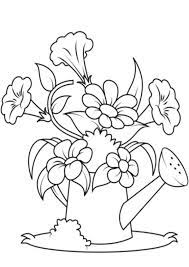 Free printable flower coloring pages for kids butterfly coloring. Free Easy To Print Flower Coloring Pages Flower Coloring Pages Garden Coloring Pages Colouring Pages