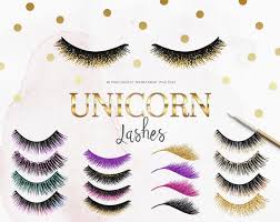 | view 1,000 unicorn with eyelash illustration, images and graphics from +50,000 possibilities. 40 Unicorn Eyelash Clipart Rainbow Glitters Eyelashes Png Etsy