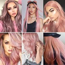 If you start with a darker base, you have to wait longer to reach the desired shade or. Buy Ecocharms 9pcs Princess Party Highlights Clip In Smoke Pink Hair Extensions Costumes Wig For American Girls Dolls Light Pink Online In Turkey B07d8m3whr