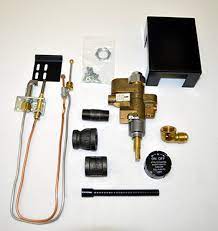 Most fireplace manufactures attach a shutoff valve to the device's gas line, giving you greater control over your natural gas output. Copreci 91pkn Natural Gas Safety Pilot Kit With Rear Inlet Valve