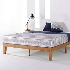 Amazon Com Mellow Soild 12 Solid Wood Platform Bed Frame W Classic Wooden Slat No Box Spri Wood Platform Bed Frame Solid Wood Platform Bed Wood Platform Bed
