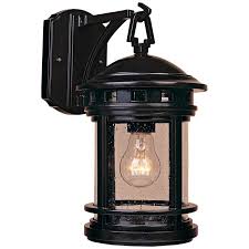 When installing multiple wall sconces to accent a hallway, dining room or other living space, consider leaving a minimum of 8'. Sedona 10 3 4 High Seedy Glass Bronze Outdoor Wall Light 6h018 Lamps Plus