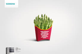 Siemens Fast Food Asparagus Fast Food Advertising Slow Food Food Ads
