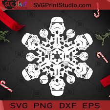 Download Snowflakes Starwars Svg Christmas Svg Noel Svg Starwars Svg Snowflake Svg Cricut Digital Download Instant Download Svg Print Studio