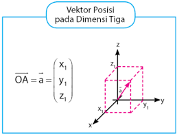 Untuk vektor 2 3 dimensi sd smp sma smk. Vektor Posisi Penyajian Vektor Panjang Vektor Idschool