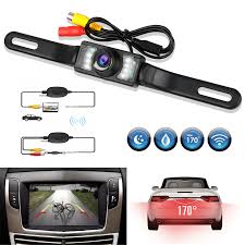 Smart video driver assistance system for automotive. Eeekit Car Rear View Camera With Transmitter Receiver Upgraded Rca Camera Parking Cam Backup Camera With 7 Ir Night Vision 2 4ghz Color Video Rear View Camera Monitor System Range For Car Suv Van