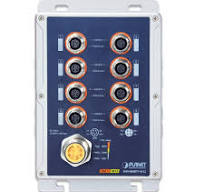 ISW-808PT-M12 Industrial IP67 8-Port 10/100TX M12 802.3at PoE+ Switch