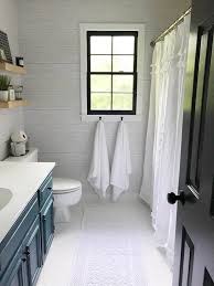 Wallpops Shiplap Reclaimed Wood Peel And Stick Wallpaper Bathrooms Remodel Modern Farmhouse Bathroom Small Bathroom