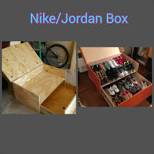 Nike Jordan Custom Shoe Box Shoe Box Storage Shoe Box Diy Shoe Box