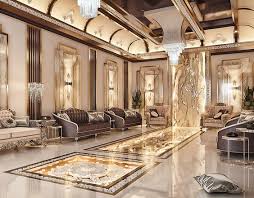 Classic Villa With White Stone On Behance Russian Decor Design House Paint Interior