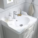 TÄNNFORSEN / RUTSJÖN Bathroom vanity with sink & faucet, white ...