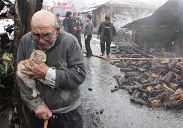 Teselliyi Kedisinde Bulan Ali Amca Nin Hatirlattiklari Ruya Salik Kedi Fotograf Yangin