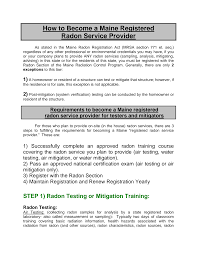 Does a vacant house have higher radon levels? Https Www Maine Gov Dhhs Mecdc Environmental Health Rad Radon Documents Becoming A Provider Pdf