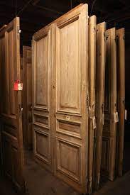 As such,style conscious people might want considering these doors while building a new house or renovating their present one. Antique Oak French Doors Wood Glass Front Door Architectural Windows Hardware Frames