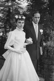 How Famous People Get Dresses For Their Wedding Beauty Of Wedding Audrey Hepburn Wedding Dress Celebrity Wedding Dresses Audrey Hepburn Wedding