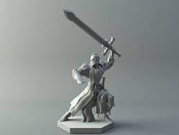 Warrior D D Miniature By 3d Mon Thingiverse D D Miniatures Miniatures 3d Printing