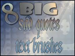 You will learn to use various stock photos and blend them together to create one cohesive scene. Sad Quotes Text Brushes Symbol Photoshop Brushes Brushlovers Com
