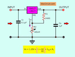 Lm317 Voltage Regulator Pinout Calculator And Circuits