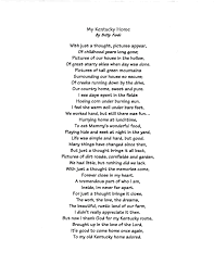 A Recent Poem I Wrote Thinking Back On My Childhood In Kentucky