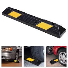 Thelashop 3 Rubber Curb Parking Block Wheel Stop Garage Car Stopper Garage Door Weather Stripping Garage Door Sizes Tire Storage Rack