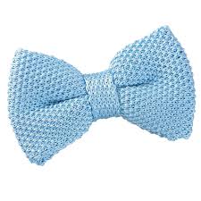 Knit ties are the perfect balance of sharp yet effortless style; Baby Blue Boys Pre Tied Bow Tie Knit Knitted Plain Formal Bowtie By Dqt 5060475432817 Ebay