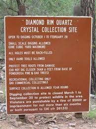 North Of Payson Arizona Rocks Diamond Rims Rock Hounding