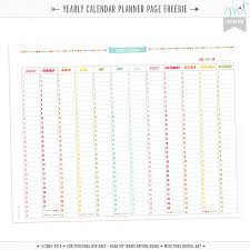 Free Yearly Calendar Planner Page Printables Planner Calendar Yearly Planner Printable Yearly Calendar