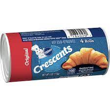 Contains wheat ingredients.do not freeze or microwave unbaked poppin' fresh dough. Pillsbury Original Crescent Rolls 4 Count Pillsbury Com