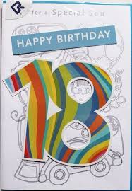 Birthday Greeting Card For My Son For A Special Son Happy 18th Birthday Card By Busquets Brand New Busquets 18thbirthdayson Manualidades