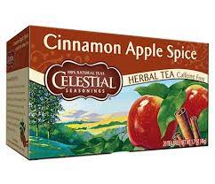This Is Great In The Autumn It S Naturally Slightly Sweet And Very Heavy On The Cinnamon I Like I Celestial Seasonings Tea Spiced Apples Celestial Seasonings