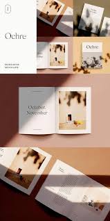 Ochre Magazine Mockups In 2020 Magazine Mockup Graphic Design Mockup Book And Magazine Design