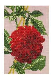 Counted cross stitch dishtowel pattern for huck dishtowels 14 count, aida, dmc thread, pdf pattern download. Cross Stitch Diagrams Poppy Iris Dahlia Rose