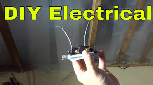 How To Remove Wiring Pushed Into A Light Switch Diy Electrical Youtube