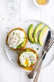Fried Green Tomatoes With Avocados And Poached Eggs Recipe Egg Recipes For Breakfast Clean Eating Breakfast Healthy Recipes