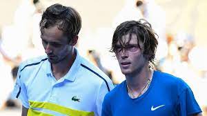Andrey rublev hosts daniil medvedev in a atp australian open game, certain to entertain how to watch andrey rublev daniil medvedev livestream. Australian Open 2021 Daniil Medvedev Outlasts Exhausted Andrey Rublev In The Heat To Reach Semis Eurosport