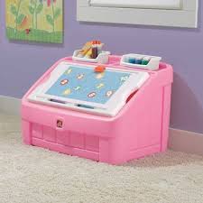 Step2 2 In 1 Toy Box And Art Lid In 2019 Kids Toy Boxes Toy Storage Bins Toy Storage Boxes