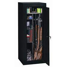 This security cabinet can hold 18 guns up to 54 tall or can be converted to hold 9 guns with adjustable shelving. Stack On 18 Gun Steel Security Cabinet Gander Outdoors