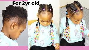 Cute hairstyles for black girls are not limited to chemical relaxers and corn rows. Christmas Holiday Hairstyle For Toddlers Kids With Short Natural Hair Little Black Girls Youtube