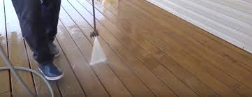 The process of cleaning all dirt and stains out of the wood is not hard, but it's the deck cleaning where most diy'ers fail to take the most care. What Problems Might I Expect When Power Washing A Deck Judge Services Exterior Cleaning Company Gutter Roof Siding Concrete Pressure Washing