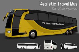 Post a slogan, logo or any other information. 25 Impressive Bus Advertising Psd Mockup Templates Decolore Net
