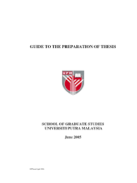 Ndltd global etd search (thesis & dissertations) 3. Guide2thesis Upm Thesis Doctor Of Philosophy
