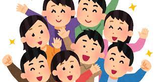 集合している人たちのイラスト（私服の若者） | かわいいフリー素材集 いらすとや