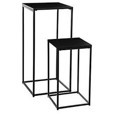 Black Coffee Tables Set Metal Living Room Side End Stands Nested Industrial Sale Black Coffee Table Sets Coffee Table Metal Living Room