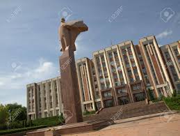 The city is located on the northern and eastern banks of the dniester river. Lenin Monument And City Hall From Tiraspol Transnistria Stock Photo Picture And Royalty Free Image Image 21355351