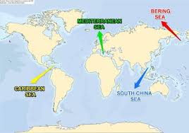 Home middle east map of mediterranean sea. Bering Sea On World Map
