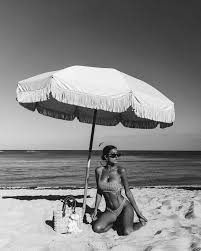 Black And White Beach Photoshoot 