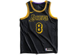 Staples center blanketed in kobe bryant jerseys ahead of lakers game. Nike Los Angeles Lakers Kobe Bryant Black Mamba City Edition Swingman Jersey Black Gold Ss20