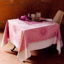 Nappe Pur Coton Antitache Deperlant Coloris Rose Eugenie Candy Avis Prix Nappe De Table Nappe Linge De Table