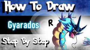 Draw the body to the right. How To Draw Gyarados Step By Step Youtube