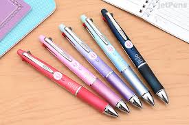 Uses fast drying pigment ink. Pilot Dr Grip 4 1 4 Color 0 5 Mm Ballpoint Multi Pen 0 3 Mm Pencil Gradation Soft Blue Jetpens